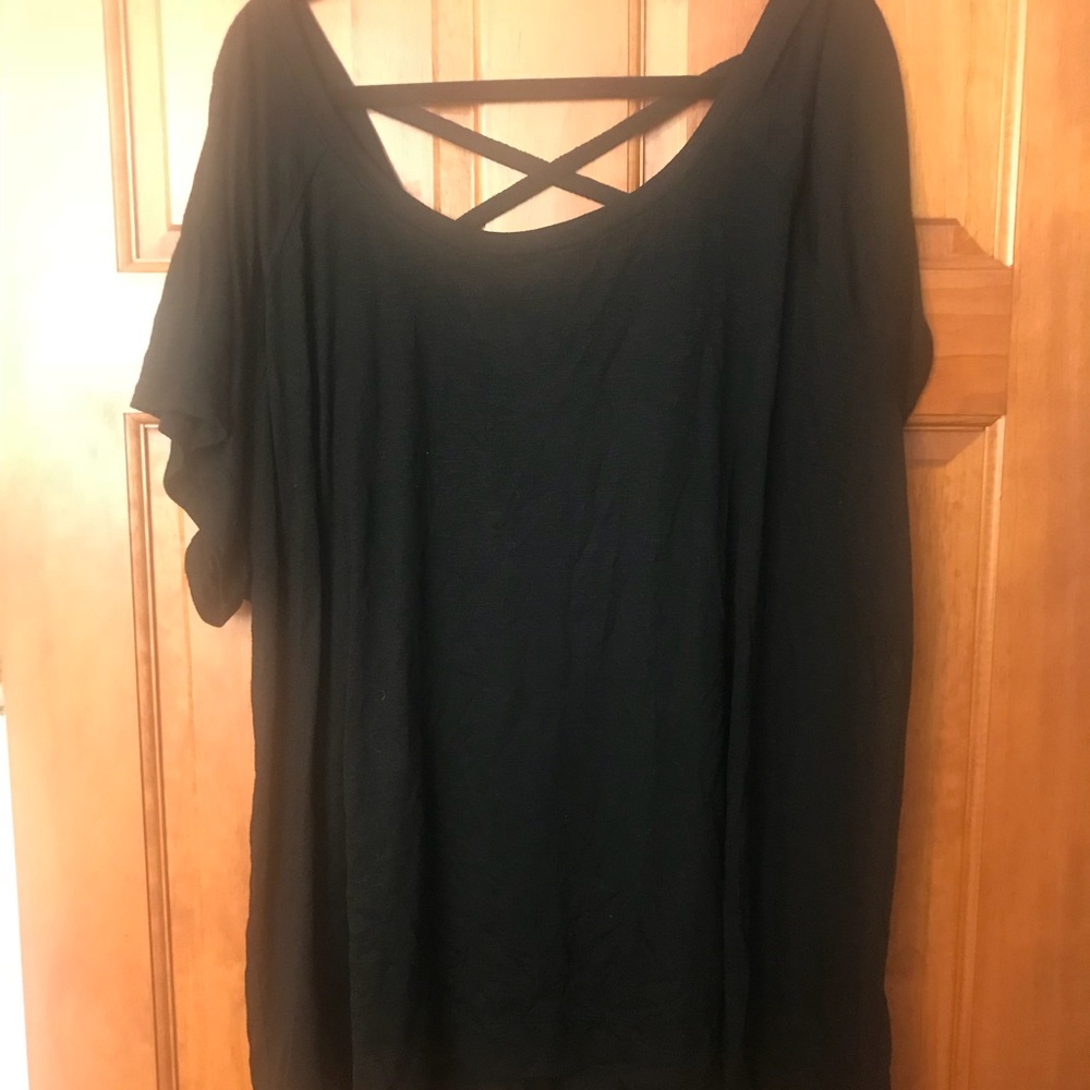 Black top with criss criss back